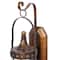 20'' Bronze Glass Decorative Candle Wall Sconce